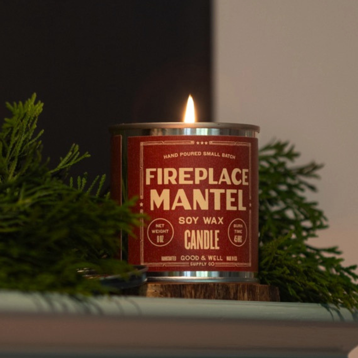 Fireplace Mantel Candle