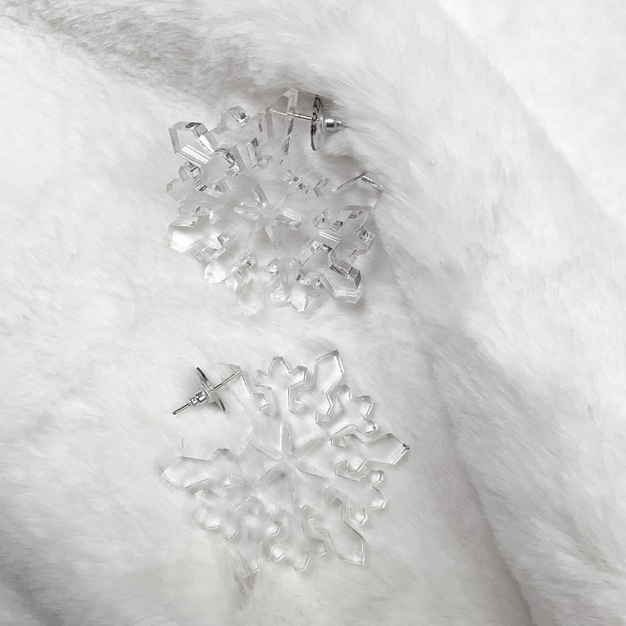 Flake it Till you Make It - snowflake earrings
