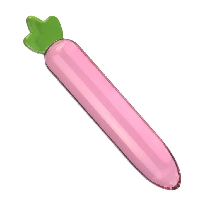 Fruit Vegetable Shape Glass Dildo or Anal Plug -  Male or Female Masturbator Sex Toy Adult