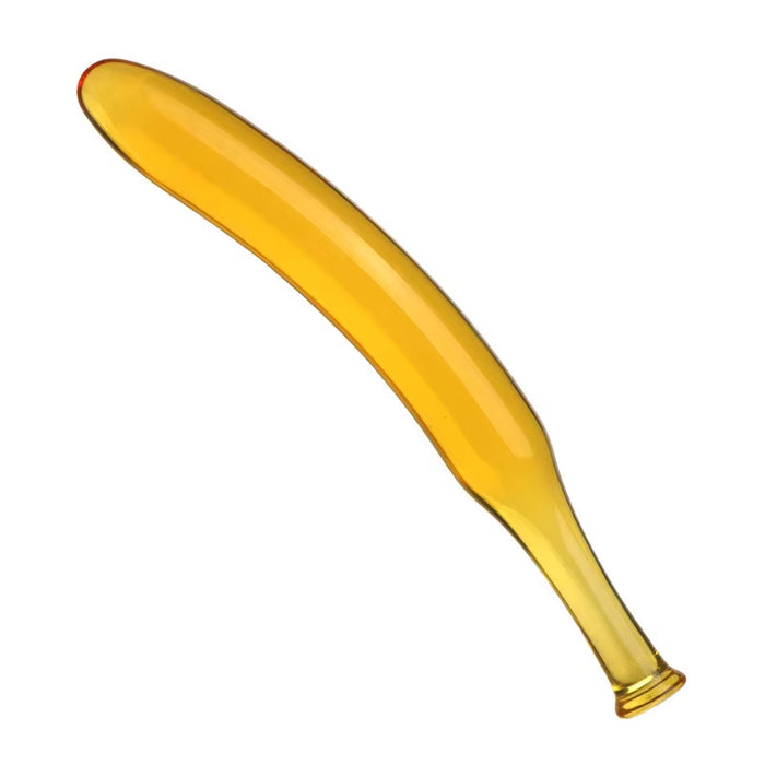 Fruit Vegetable Shape Glass Dildo or Anal Plug -  Male or Female Masturbator Sex Toy Adult