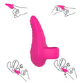 G Spot Vagaina Lady Silicone Sleeves Shape Female Small Clitoris Finger Vibrator