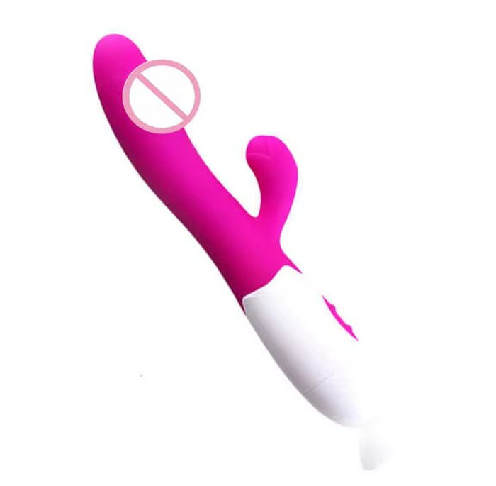 G-Spot Vagina Clitoral Stimulation Sex Toy Blue Purple USB Rechargeable Dildo Rabbit Vibrator for Women