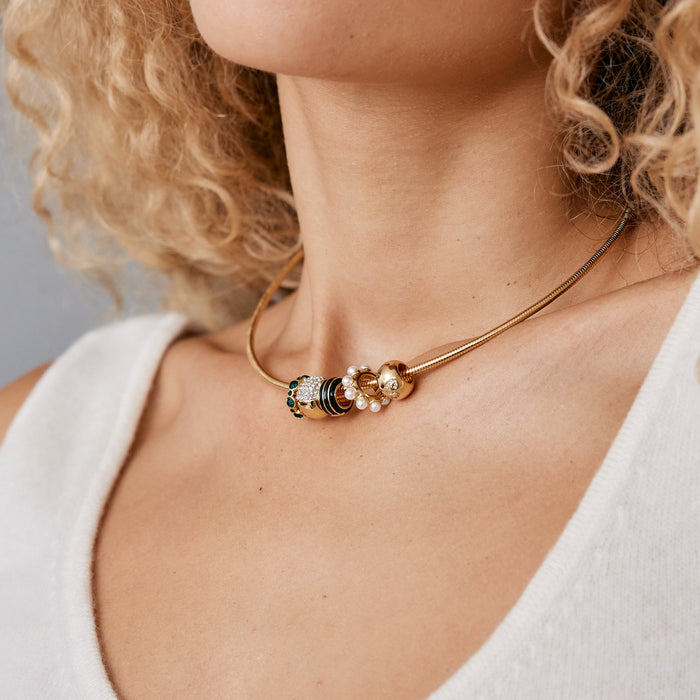 Gaby Evil Eye Enamel Bead