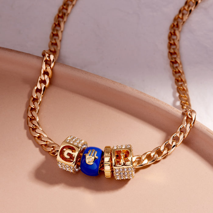 Gaby Hamsa Enamel Bead