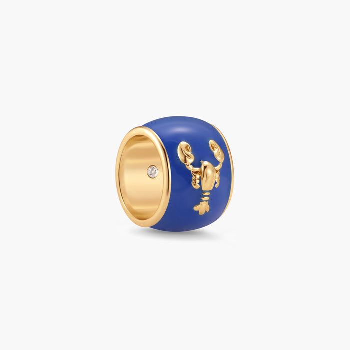 Gaby Lobster Enamel Bead