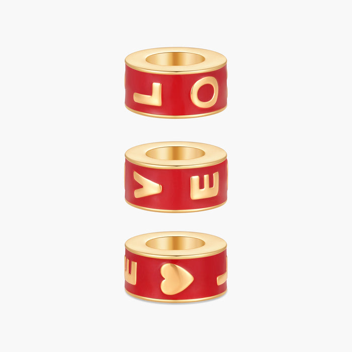Gaby Love Enamel Bead