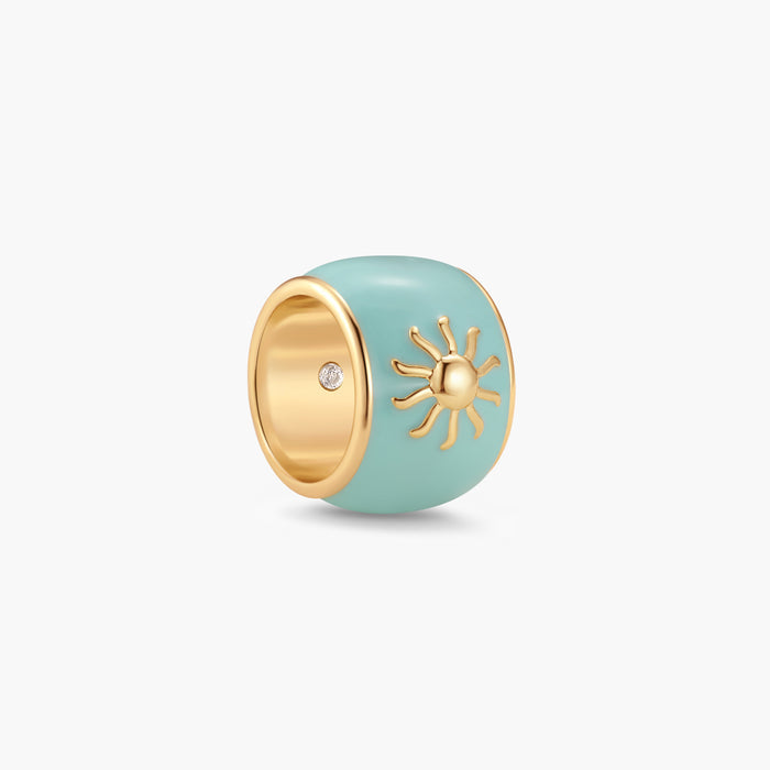 Gaby Sun Enamel Bead