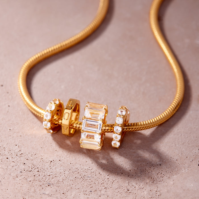 Gracie Gold Vermeil Crystal Bead