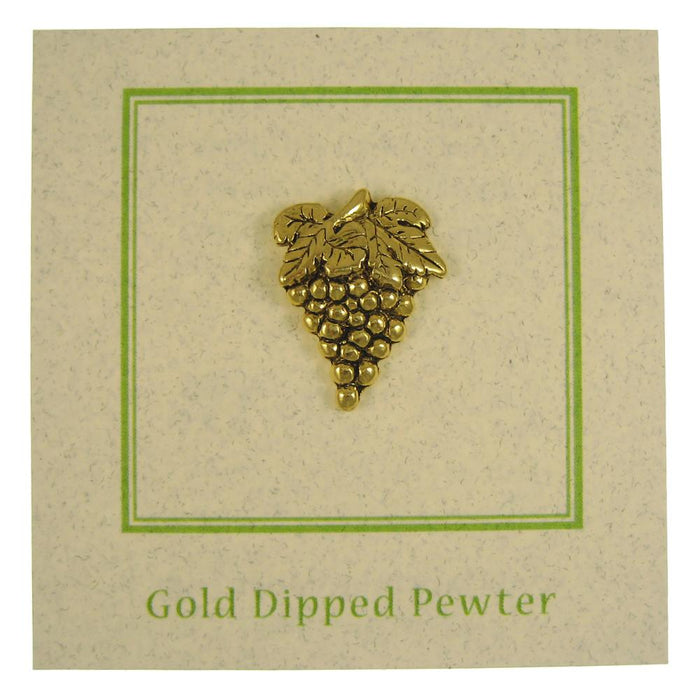 Grapes Gold Lapel Pin