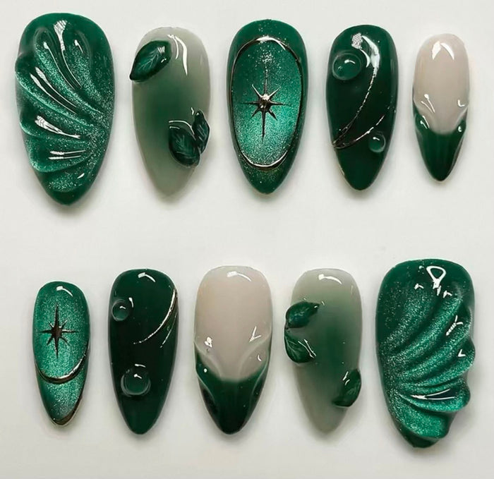 Green nails
