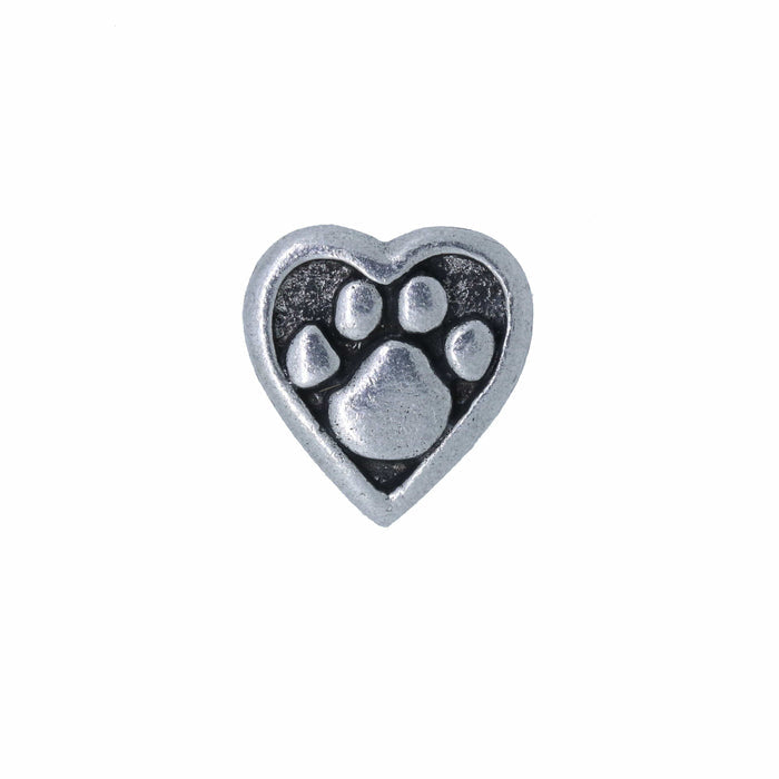 Heart and Paw Lapel Pin