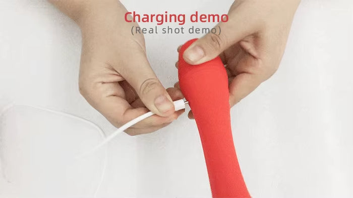 Heating Soft Rose Flower Stick Dildo Sexual Toys Juguete Del Sexo Clit G Spot Vaginal Stimulation Wand Vibrator