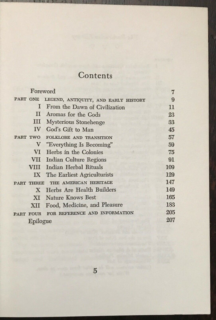 HERBALISM THROUGH THE AGES - Kerr, 1st Ed 1969 NATURE HEALING HERBALS BOTANICAL