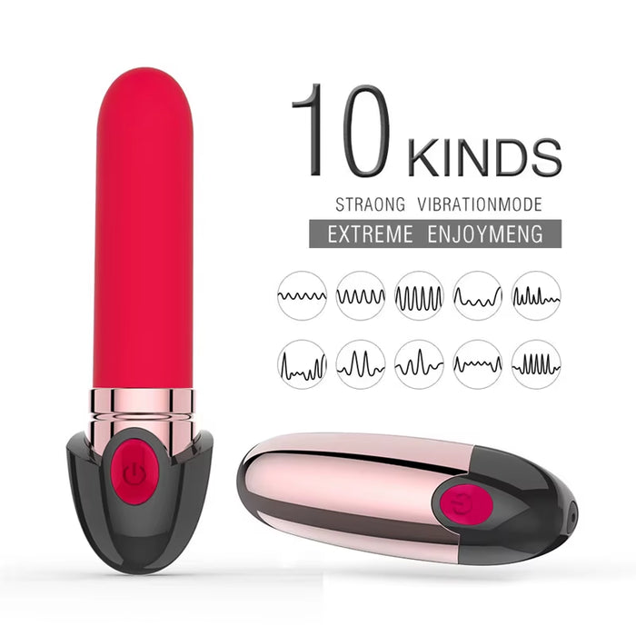Hidden Rechargeable Usb Mini Silicone Lipstick Vibrator Sex Toys G Spot Vibrating for Woman