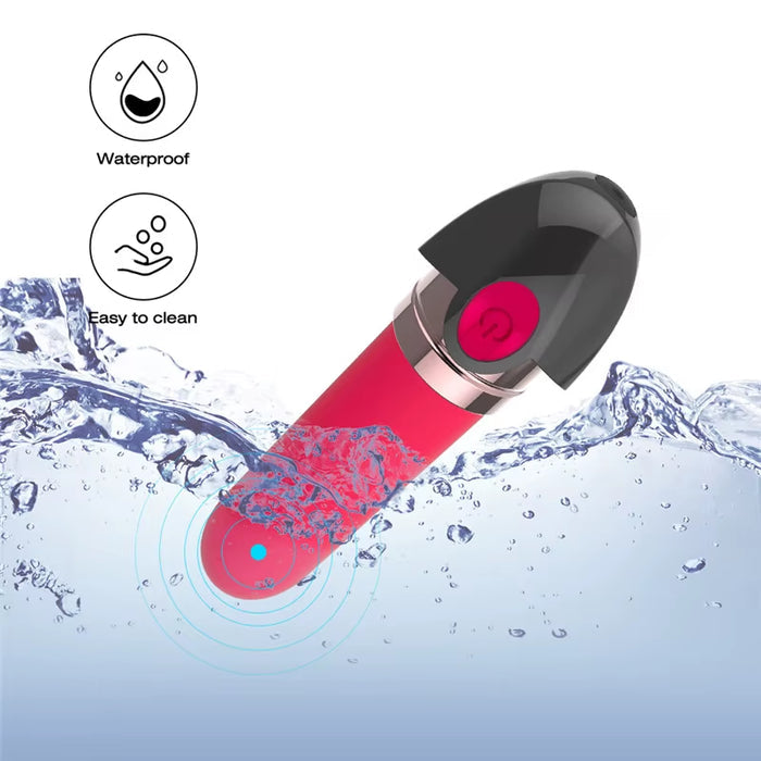 Hidden Rechargeable Usb Mini Silicone Lipstick Vibrator Sex Toys G Spot Vibrating for Woman