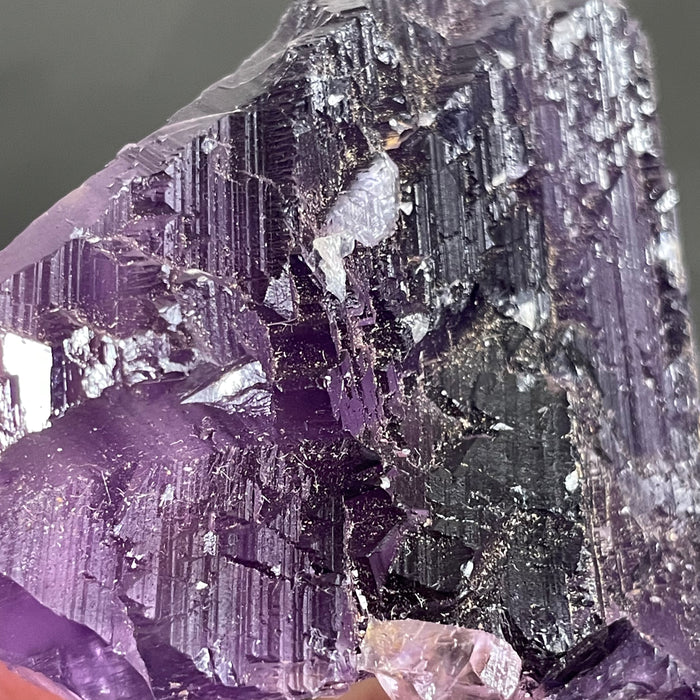 Purple Fluorite, Lead Hill, Cave in Rock, Sun-District, Hardin Co., Illinois