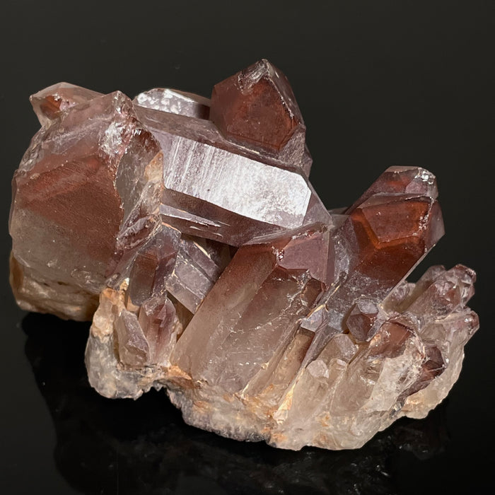 Ishuko Red Phantom Quartz, Hematite included Quartz from the Central Province of Zambia