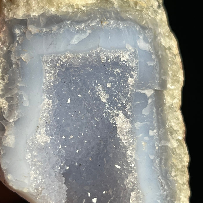 Druzy Blue Lace Agate, from Nsanje, Malawi