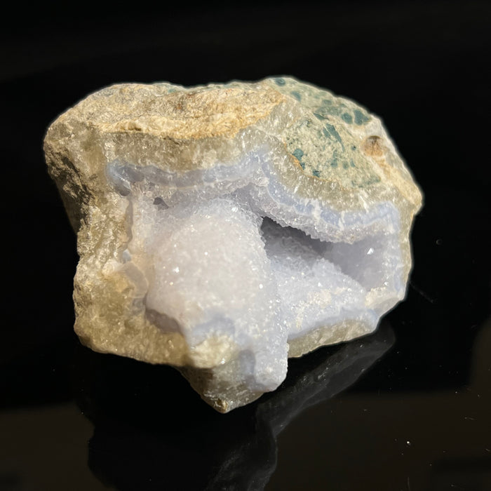 Druzy Blue Lace Agate, from Nsanje, Malawi