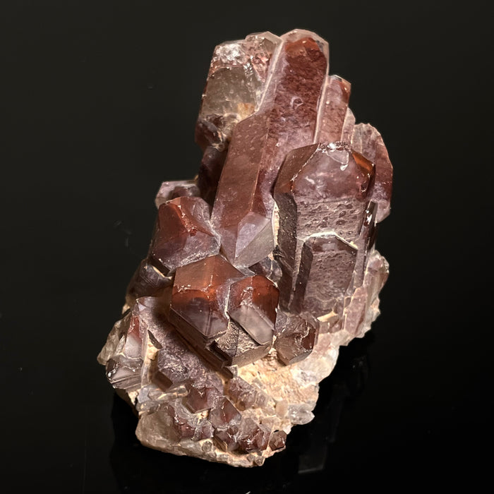 Ishuko Red Phantom Quartz, Hematite included Quartz from the Central Province of Zambia