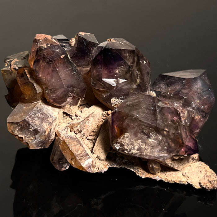 Smoky Shangaan Amethyst Cluster from Chibuku Mine, Gezani Communal Land, Zimbabwe