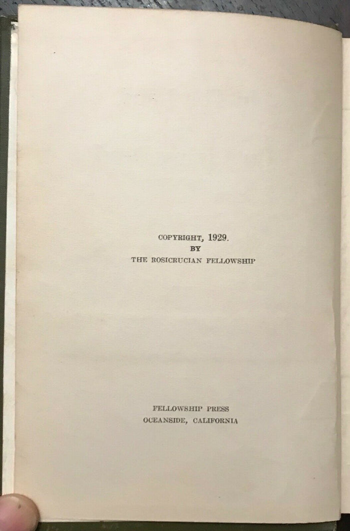 IN THE LAND OF THE LIVING DEAD: AN OCCULT STORY - 1929 ROSICRUCIAN SPIRITS