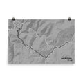 Inca Trail Map Art Prints