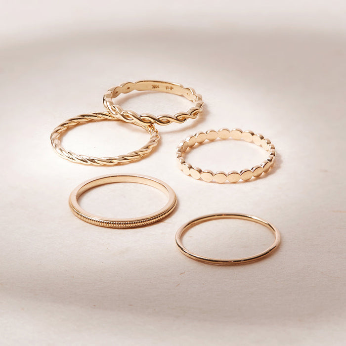 Iris 14K Gold Ring
