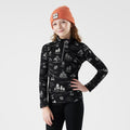 Smartwool Kids' Classic Thermal Merino Base Layer 1/4 Zip - Black Ski Day