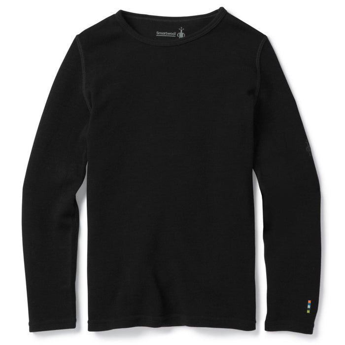 Smartwool Kids' Classic Thermal Merino Base Layer Crew - Black