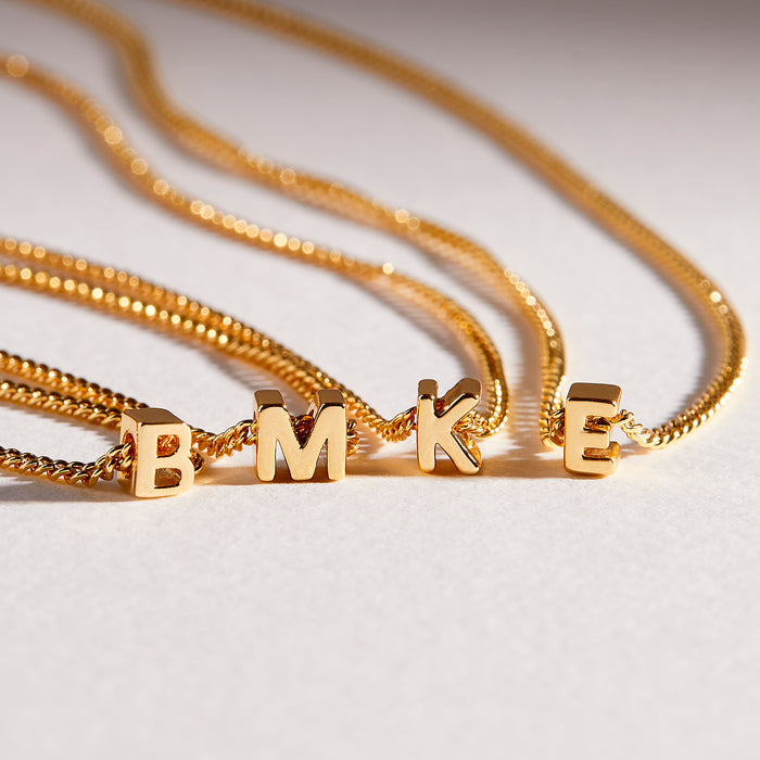 Kira Mini Initial Necklace
