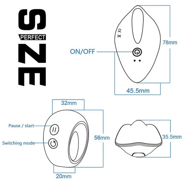 Lady G Spot Clitoris Stimulation Remote Control Wearable Panty Butterfly Vibrator Adult Sex Toy