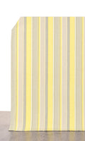 Striped  Home Décor Fabric By the Metre (Yellow/ Gray/ White)