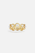 APM Ring in golden color, radiant circles aligned with quiet brilliance.