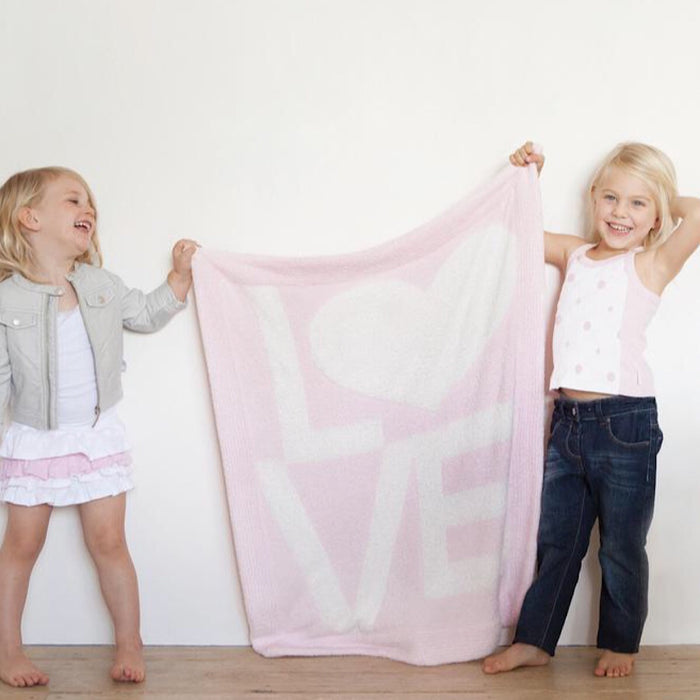Little Giraffe® Feather Yarn Dolce™ LOVE Receiving Blanket