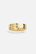 APM Love Ring in golden color, a radiant whisper of everyday romance.