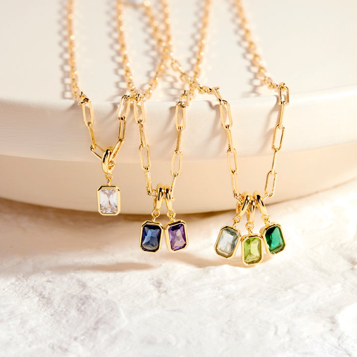 Mackenzie Stacking Birthstone Necklace