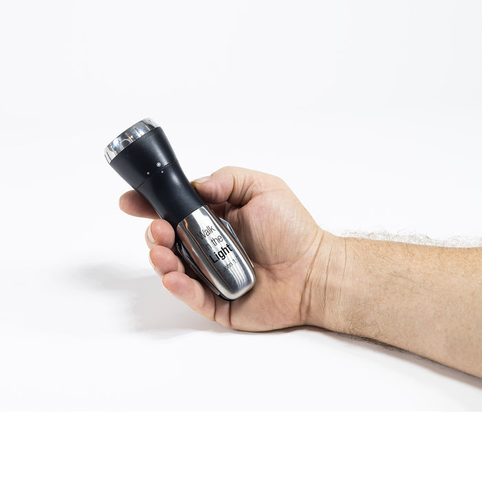 Man of God: 10 Function Flashlight Survival Tool