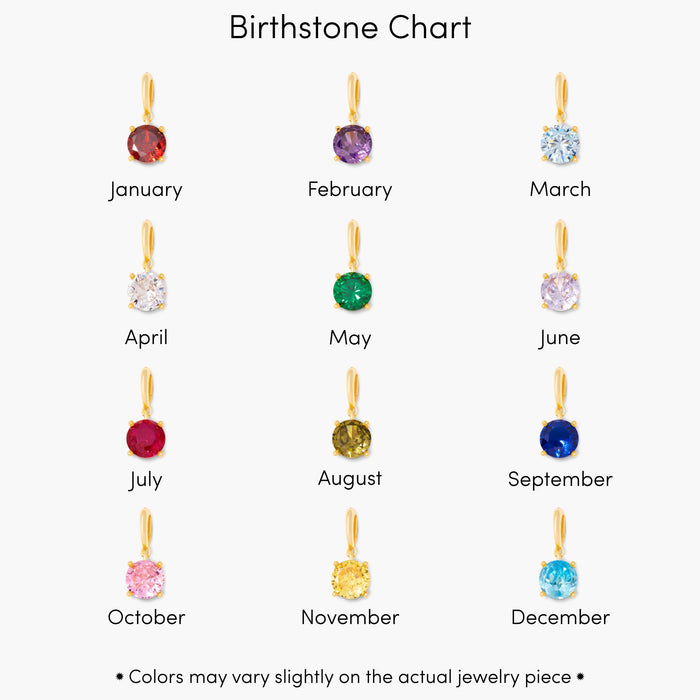 Melrose Birthstone Charm