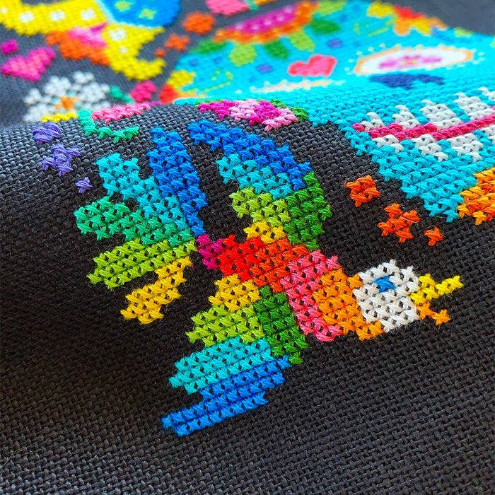 Memento Mori Cross Stitch Pattern-Stitched Modern