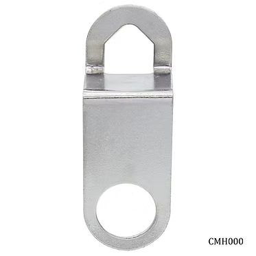 metal sawtooth wall hanger with center hole for hanging clocks and photo frames