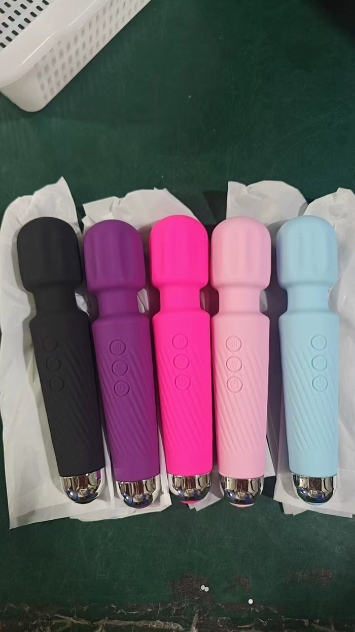 Mic Vibrator Cordless Handheld Multi-Speed AV Wand Sex Vibration Mini Personal Body Wand Massager