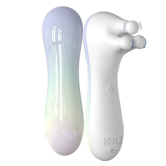 Mini USB Powered Soft Kneading Vibrator Dildo Female Masturbation Stick for Adult Sex Products