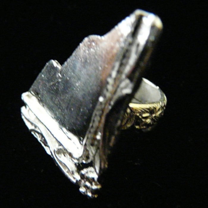 Mirror, Mirror on My Hand Cocktail Ring