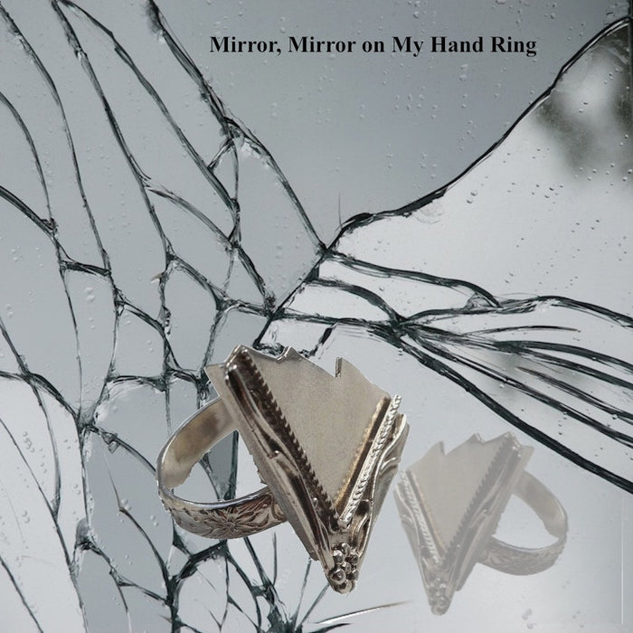 Mirror, Mirror on My Hand Cocktail Ring