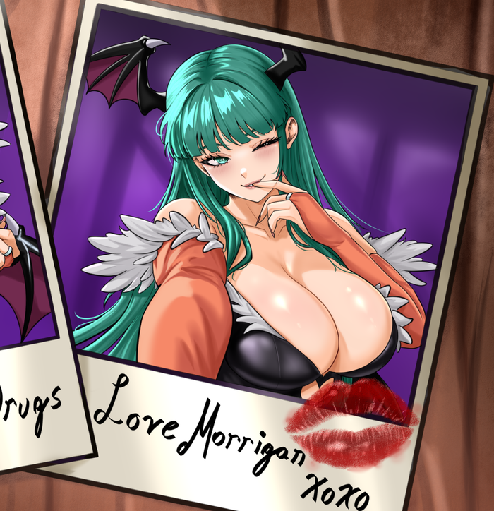 Morrigan's Motivational Memento Polaroid Spot Holo Sticker