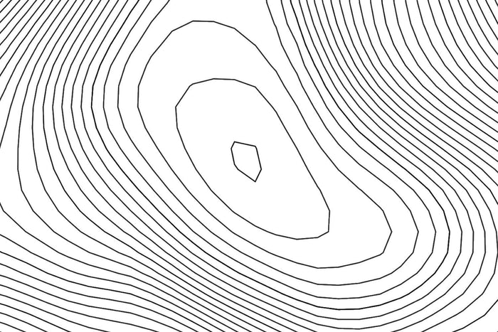 Mount Edith Cavell Topographic Map Art
