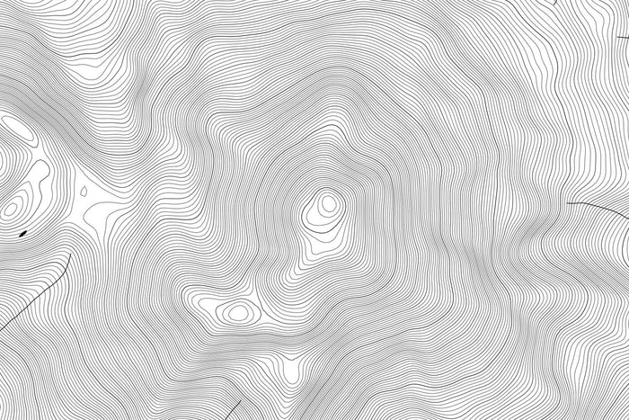 Mount Shasta Topographic Map Art