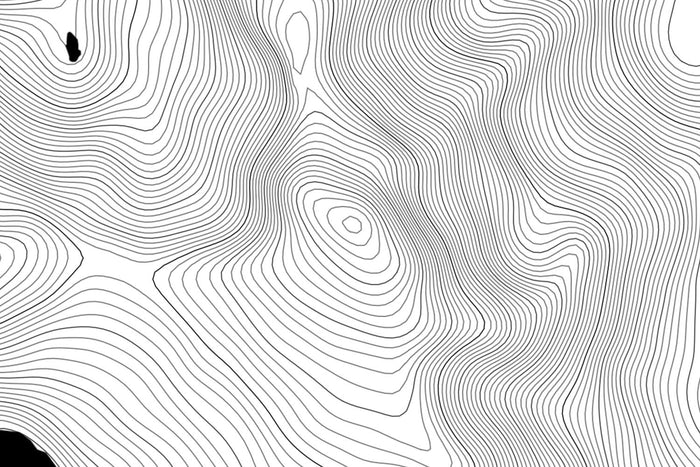 Mount Tallac Topographic Map Art