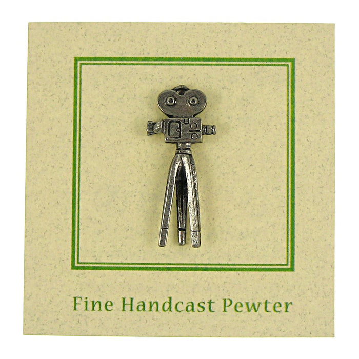 Movie Camera Lapel Pin
